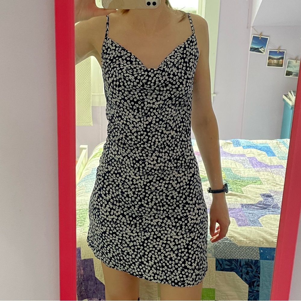 NWT Zaful cowl neck floral dress - Picture 2 of 7